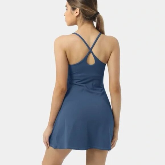 HALARA Women's Mini Dress in Blue - Picture 2 of 15
